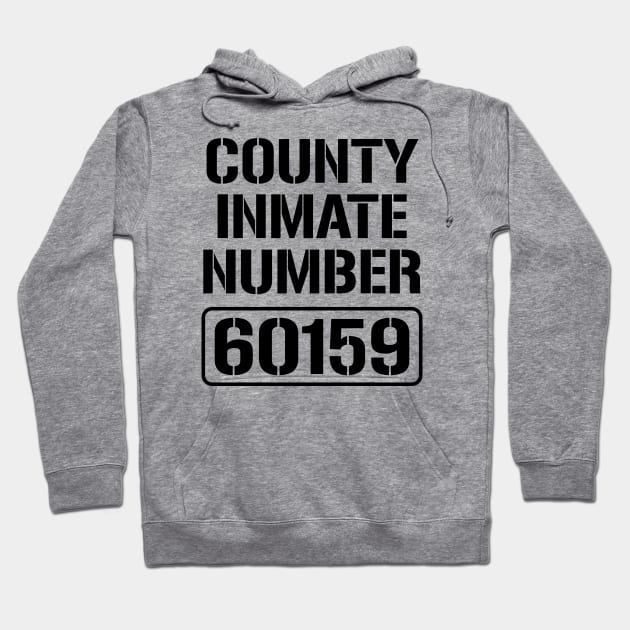 Count Inmate 60159 Lazy Costume Hoodie by SunGraphicsLab